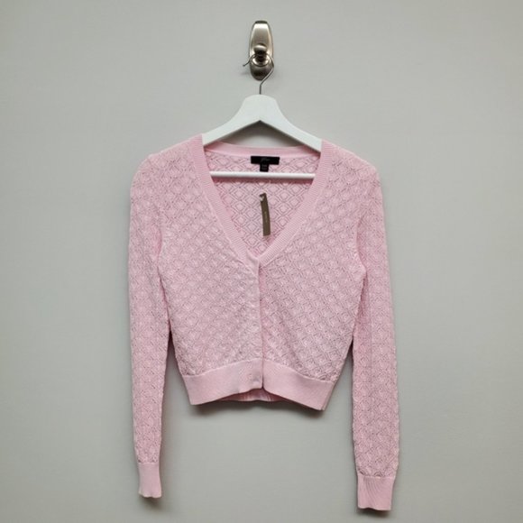 J. Crew Pink V-Neck Sweater NWT - Picture 2 of 8